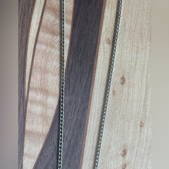 Unusual Vintage Beach Stone Necklace on Chain - Picture 3 of 5